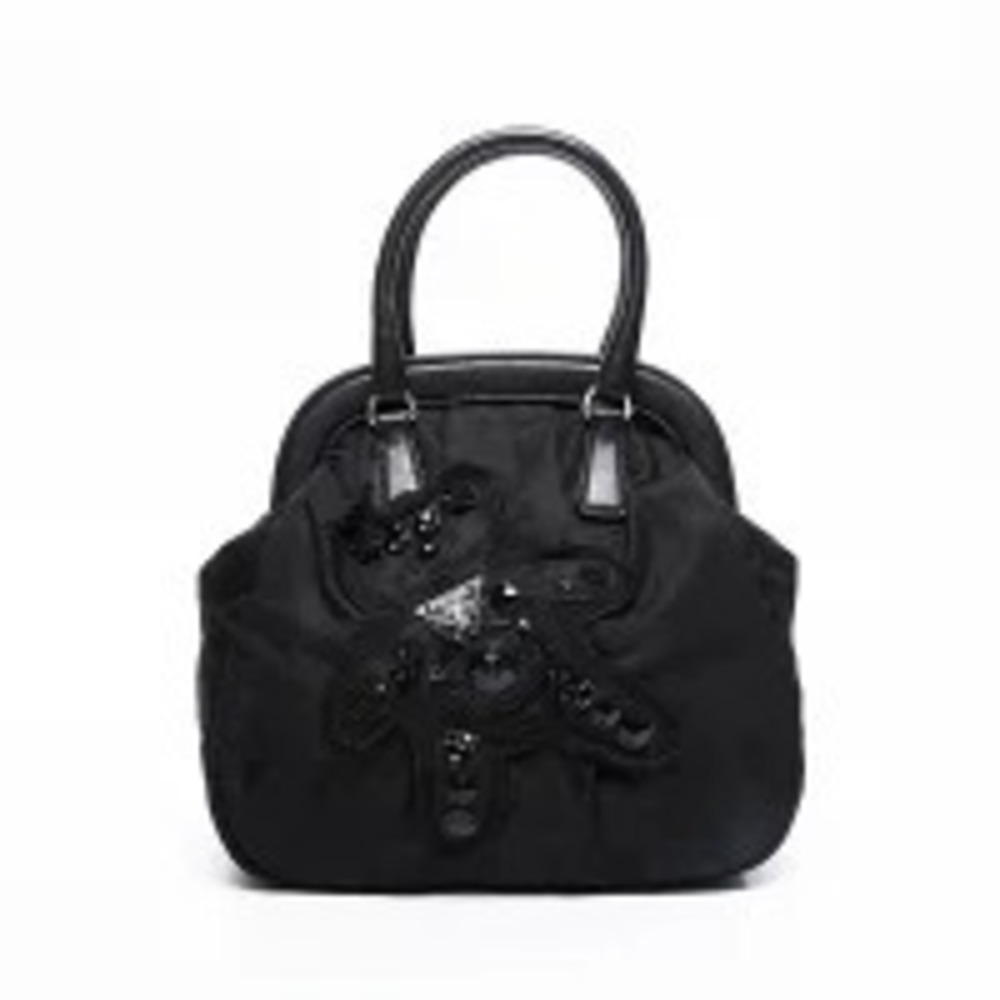 Prada Bear Black Handbag Jewel
